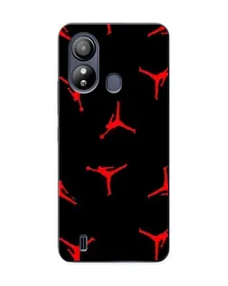 Чехол для ZTE Blade L220 с картинкой «Jordan Red Pattern»