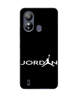 Чехол для ZTE Blade L220 с картинкой «Jordan White Logo»