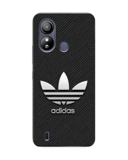 Чехол для ZTE Blade L220 с картинкой «Adidas Карбоновая текстура»
