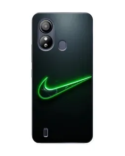 Чохол для ZTE Blade L220 з картинкою «Неоновий контур Nike»