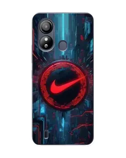 Чехол для ZTE Blade L220 с картинкой «Техногенный стиль Nike»