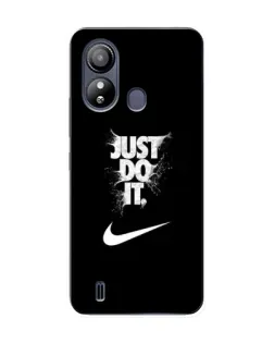 Чехол для ZTE Blade L220 с картинкой «Текстовый принт Nike»