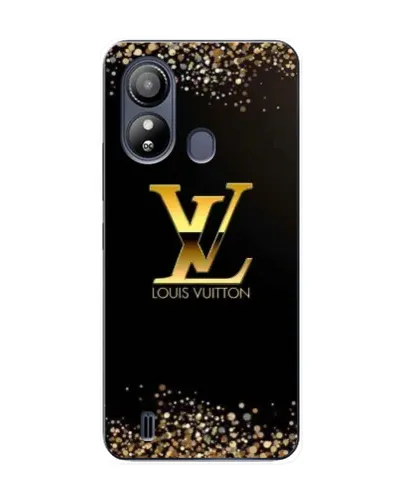 Чехол для ZTE Blade L220 с картинкой «LV — золотые искры»