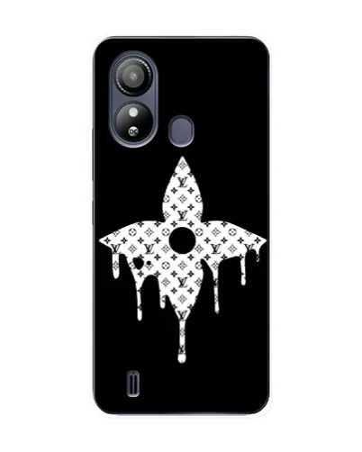 Чехол для ZTE Blade L220 с картинкой «Цветочная монограмма»