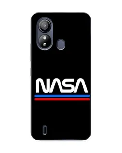 Чехол для ZTE Blade L220 с картинкой «NASA — классика Red Blue»