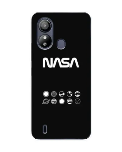 Чехол для ZTE Blade L220 с картинкой «NASA — технический принт»