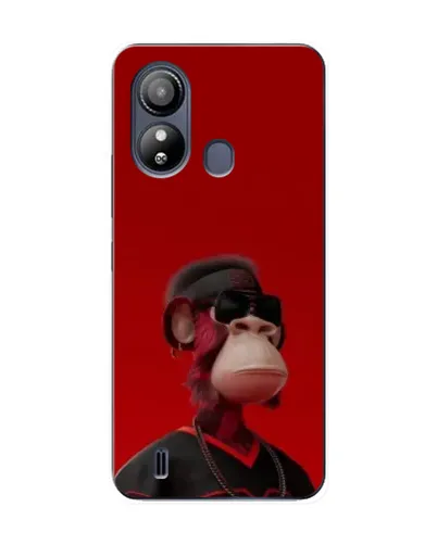 Чехол для ZTE Blade L220 с картинкой «Bored Ape в красном» Чехол для ZTE Blade L220 с картинкой «Bored Ape в красном»