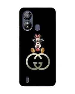 Чехол для ZTE Blade L220 с картинкой «Минни Маус на лого»
