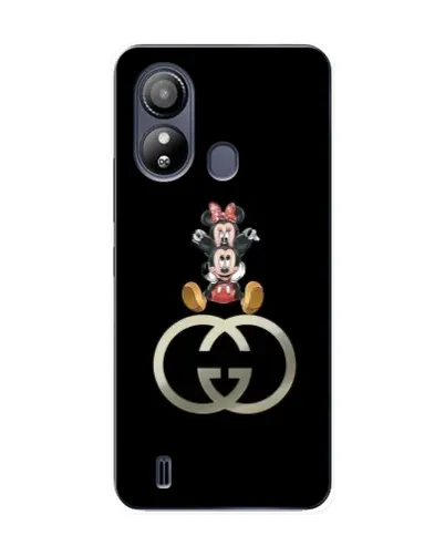 Чехол для ZTE Blade L220 с картинкой «Минни Маус на лого»