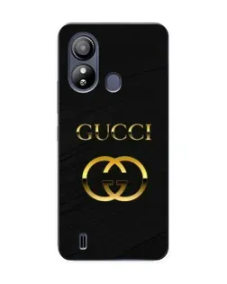 Чехол для ZTE Blade L220 с картинкой «Золотой логотип Gucci»