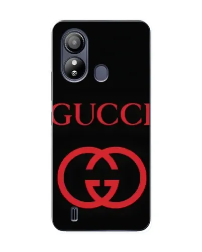 Чехол для ZTE Blade L220 с картинкой «Gucci — красный логотип»