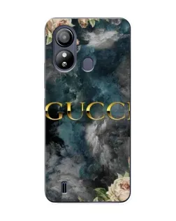 Чехол для ZTE Blade L220 с картинкой «Абстрактные цветы Gucci»