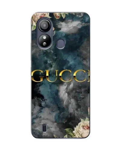Чехол для ZTE Blade L220 с картинкой «Абстрактные цветы Gucci»