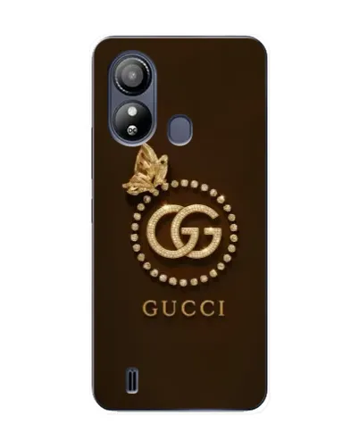 Чехол для ZTE Blade L220 с картинкой «Gucci — золотая бабочка»
