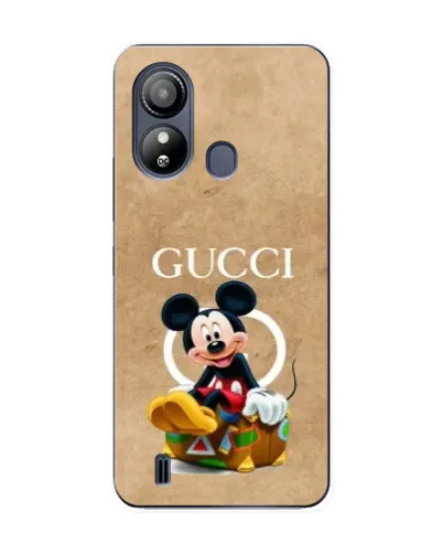 Чехол для ZTE Blade L220 с картинкой «Микки Маус Gucci — крафт»