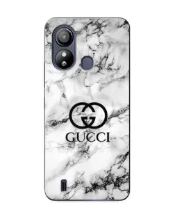 Чехол для ZTE Blade L220 с картинкой «Gucci — мраморный шик»