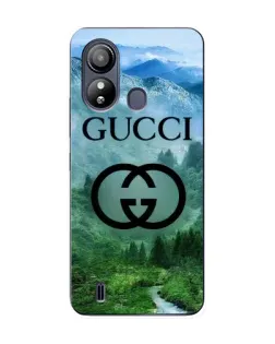 Чехол для ZTE Blade L220 с картинкой «Gucci — горный пейзаж»