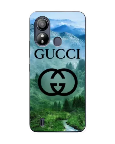 Чехол для ZTE Blade L220 с картинкой «Gucci — горный пейзаж»