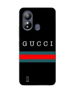 Чехол для ZTE Blade L220 с картинкой «Gucci — красный пояс»
