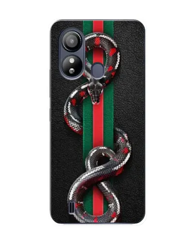 Чехол для ZTE Blade L220 с картинкой «Gucci — змея на полосе» Чехол для ZTE Blade L220 с картинкой «Gucci — змея на полосе»