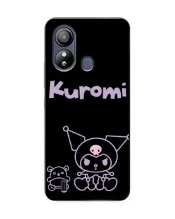 Чохол для ZTE Blade L220 з картинкою «Kuromi — чорний мінімалізм»