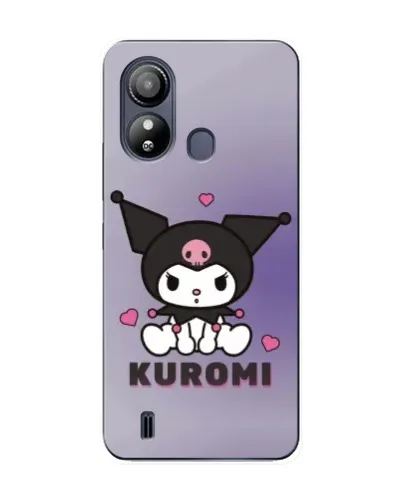 Чехол для ZTE Blade L220 с картинкой «Kuromi — фиолетовый арт»