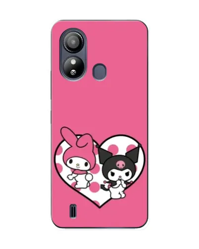 Чехол для ZTE Blade L220 с картинкой «Kuromi и My Melody»