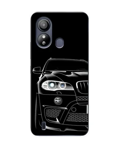 Чохол для ZTE Blade L220 з картинкою «Темний силует BMW»