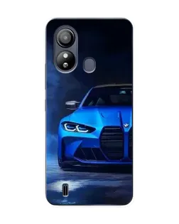 Чохол для ZTE Blade L220 з картинкою «Блакитна BMW M4»