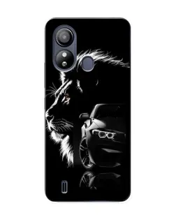 Чохол для ZTE Blade L220 з картинкою «BMW та лев»
