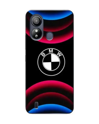 Чохол для ZTE Blade L220 з картинкою «Логотип BMW та неонові дуги»