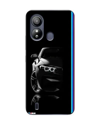 Чохол для ZTE Blade L220 з картинкою «Силует BMW в темряві»