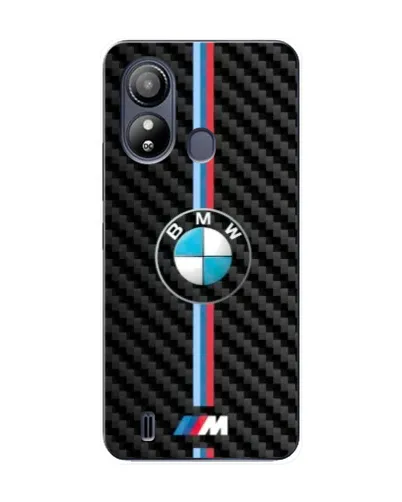 Чохол для ZTE Blade L220 з картинкою «Емблема BMW та карбон»
