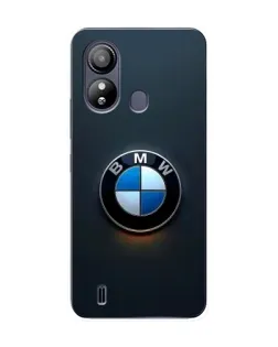 Чохол для ZTE Blade L220 з картинкою «Логотип BMW — мінімалізм»