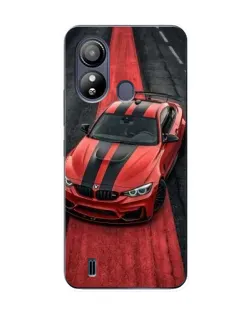 Чохол для ZTE Blade L220 з картинкою «BMW на червоній доріжці»