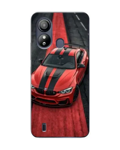 Чохол для ZTE Blade L220 з картинкою «BMW на червоній доріжці»