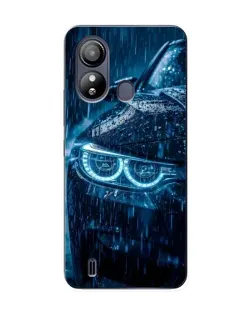 Чехол для ZTE Blade L220 с картинкой «BMW под дождем»