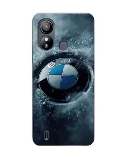 Чехол для ZTE Blade L220 с картинкой «Логотип BMW — лед»