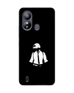 Чехол для ZTE Blade L220 с картинкой «PUBG — белый шлем»
