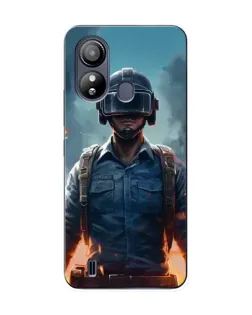 Чехол для ZTE Blade L220 с картинкой «PUBG — реалистичный герой»