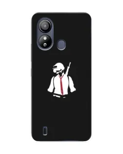 Чехол для ZTE Blade L220 с картинкой «PUBG — силуэт воина»