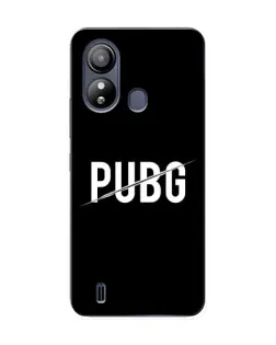 Чехол для ZTE Blade L220 с картинкой «PUBG — белый логотип»