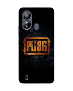 Чехол для ZTE Blade L220 с картинкой «PUBG — золотой логотип»