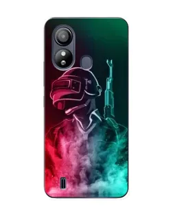 Чехол для ZTE Blade L220 с картинкой «PUBG — огненный воин»