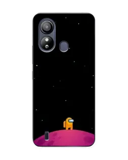 Чохол для ZTE Blade L220 з картинкою «Самотній герой на планеті»