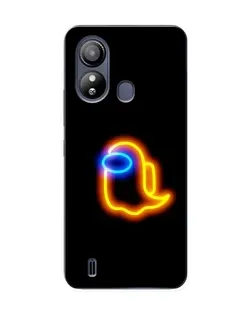 Чохол для ZTE Blade L220 з картинкою «Among Us неонове сяйво»