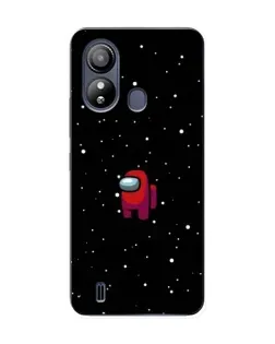 Чохол для ZTE Blade L220 з картинкою «Червоний Among Us»