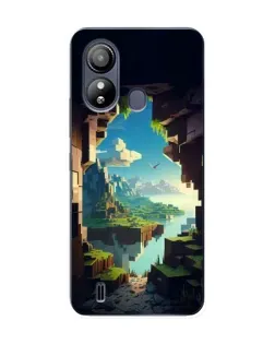 Чехол для ZTE Blade L220 с картинкой «Вид из пещеры»