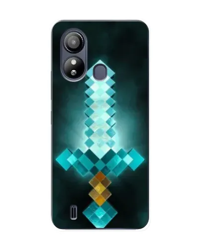 Чехол для ZTE Blade L220 с картинкой «Алмазный меч неон» Чехол для ZTE Blade L220 с картинкой «Алмазный меч неон»