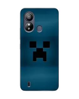 Чехол для ZTE Blade L220 с картинкой «Крипер текстура»
